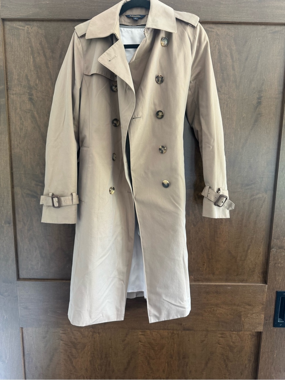 EUC Brooks Brother Water Repellent Trench with Removable Liner